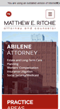 Mobile Screenshot of mritchielaw.com